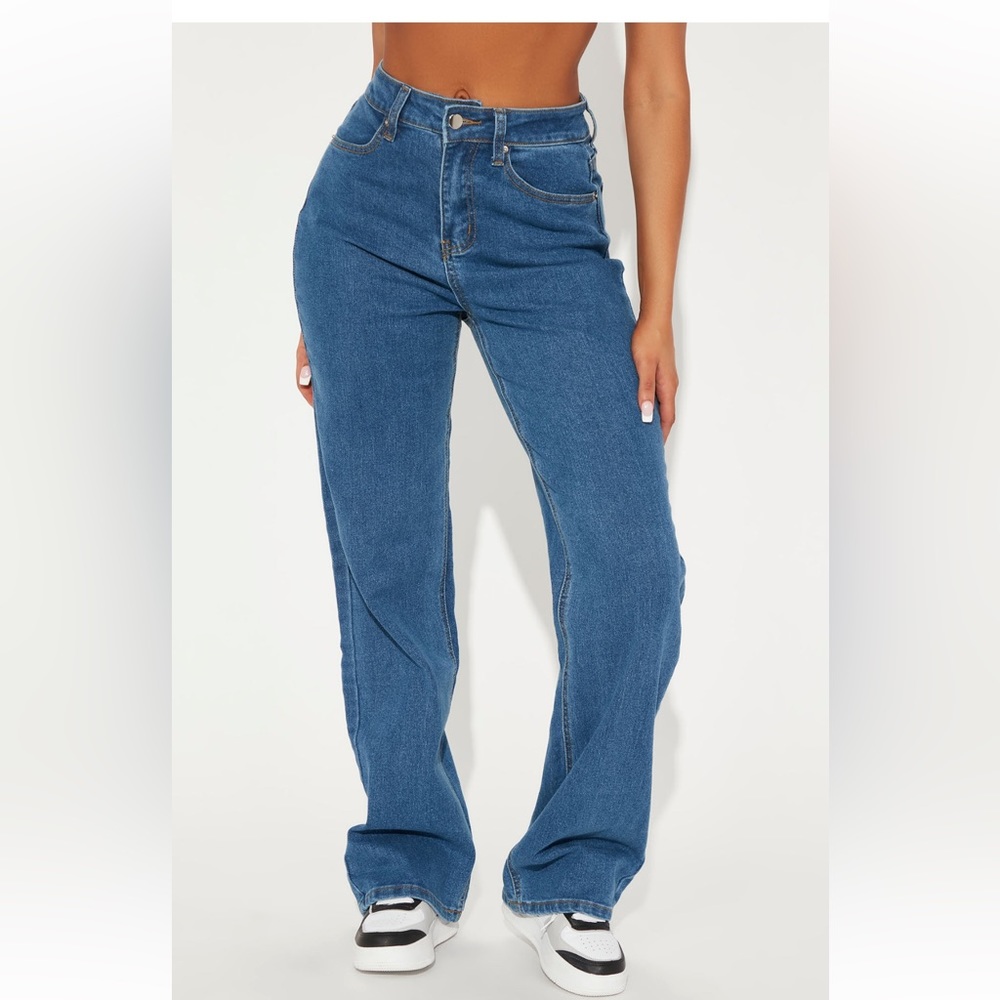 FashionNova Sweet Love Straight Leg Jeans SIZE 13